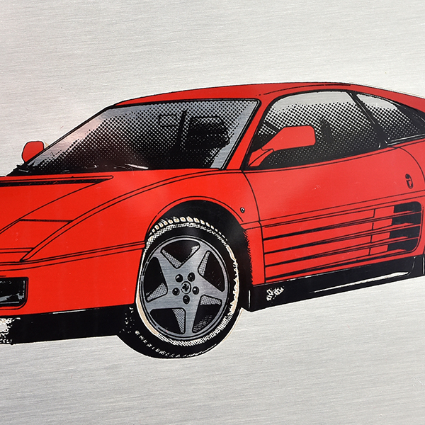 Ferrari 348 Plate wiith Frame