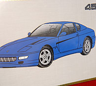 Ferrari 456GT Plate with Frame