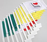 ITALIA/FERRARI/MARANELLO Flag & Display Stand Set