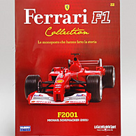 1/43 Ferrari F1 Collection No.22 F2001 No.1 Miniature Model