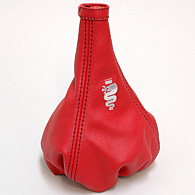 Alfa Romeo MiTo Leather Shift Boot (Red/BLACK Steach/Silver Snake)