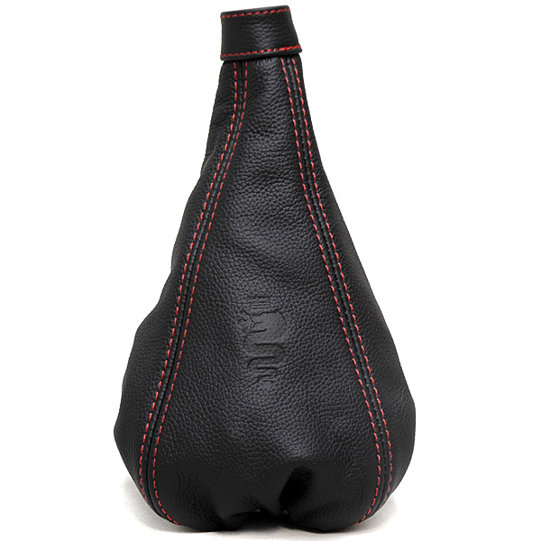 Alfa Romeo 147 Leather Shift Boot (Black/Black Snake)