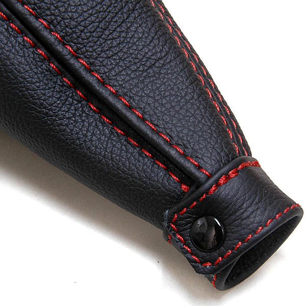 Alfa Romeo 147 Leather Shift Boot (Black/Black Snake)
