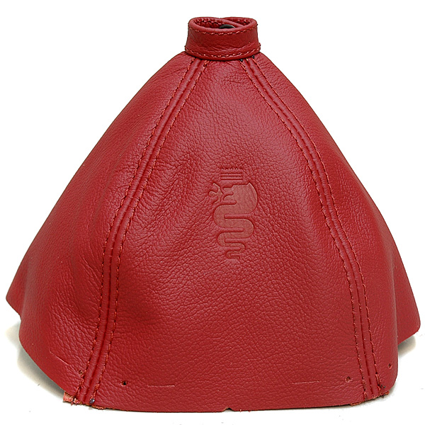 Alfa Romeo 159/Brera/[Spider Leather Shift Boots (Red/Red Steach/Snake)