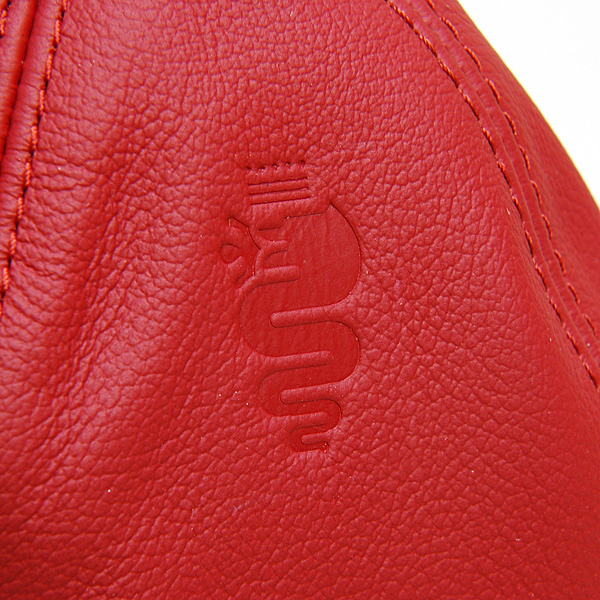 Alfa Romeo 159/Brera/[Spider Leather Shift Boots (Red/Red Steach/Snake)