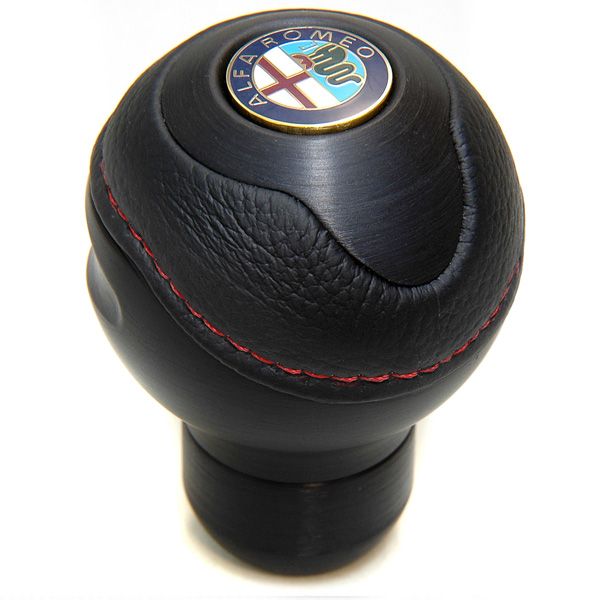 BLACK Gear Knob -TUNE IT BLACK- (Normal/Alfa Romeo Emblem)