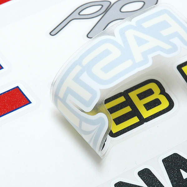 FIAT YAMAHA Sponsor Sticker Set
