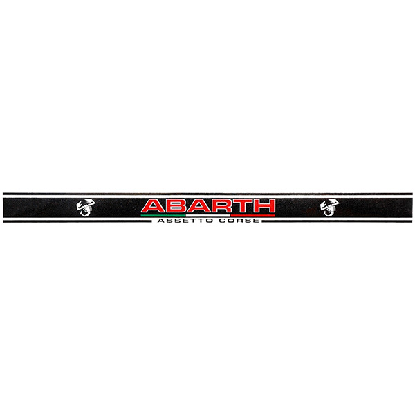 ABARTH ASSETTO CORSEストライプ&ロゴステッカー (クリアベース/458mm)