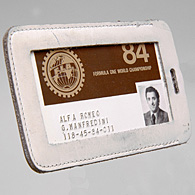 Alfa Romeo 1984 F1 STAFF ID CARD