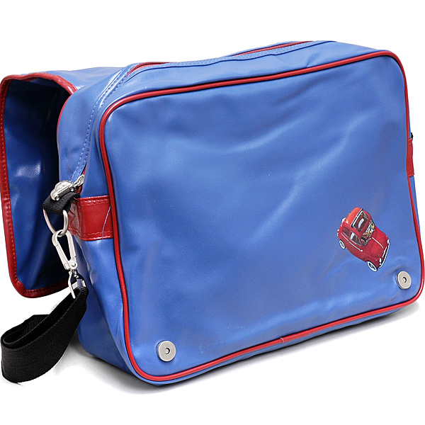 FIAT 500 Schoulder Bag (Light Blue/Bordeaux)