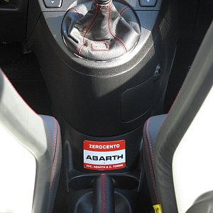 ABARTH ZEROCENTO Interior Plate 