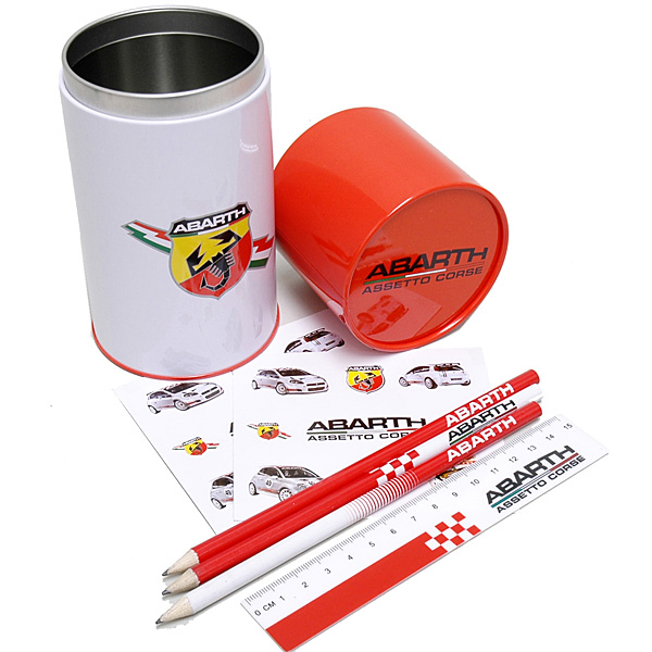 ABARTH Stationary Set (Pen Case/Pencil/Scal/Stickere)