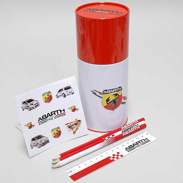 ABARTH Stationary Set (Pen Case/Pencil/Scal/Stickere)