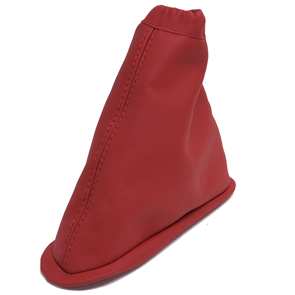 FIAT/ABARTH 500/595 Hand Brake Boots (Red/Red Steach)