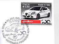 Alfa Romeo100ǯǰPOSTE ITALIANEݥȥ&ڼꥻå