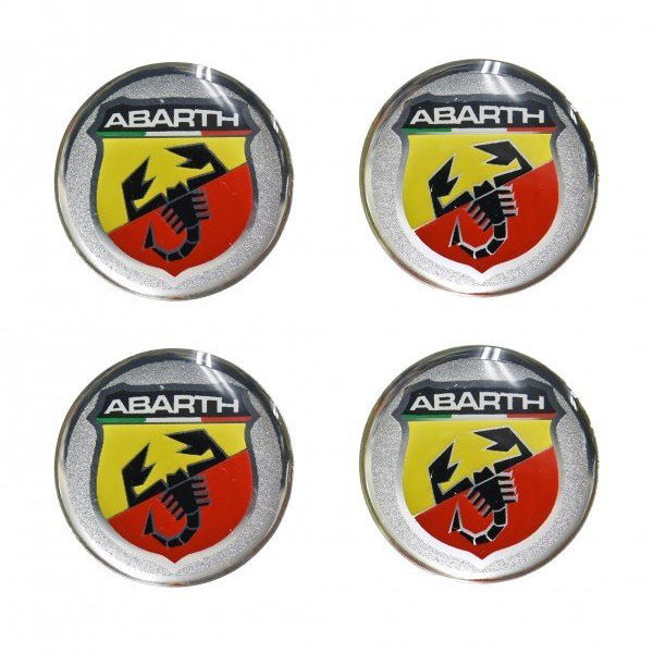 ABARTH Newエンブレム3Dステッカー(21mm/4枚セット)