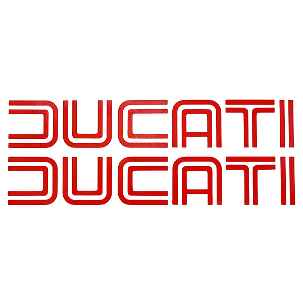 DUCATI Old Logo Sticker (Die Cut/2pcs.)