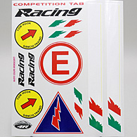 Racing Logo Sticker Set