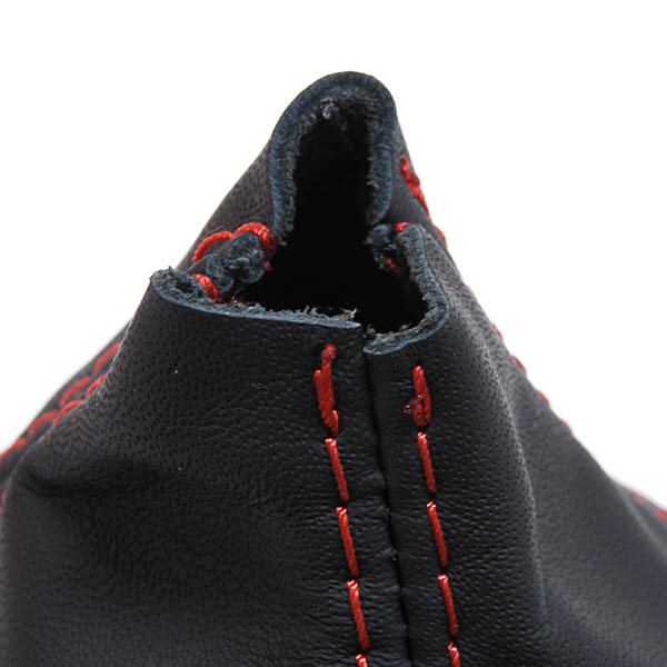 500 ABARTH Leather Shift Boots(Black/Red Steach/Scorpione Plate)