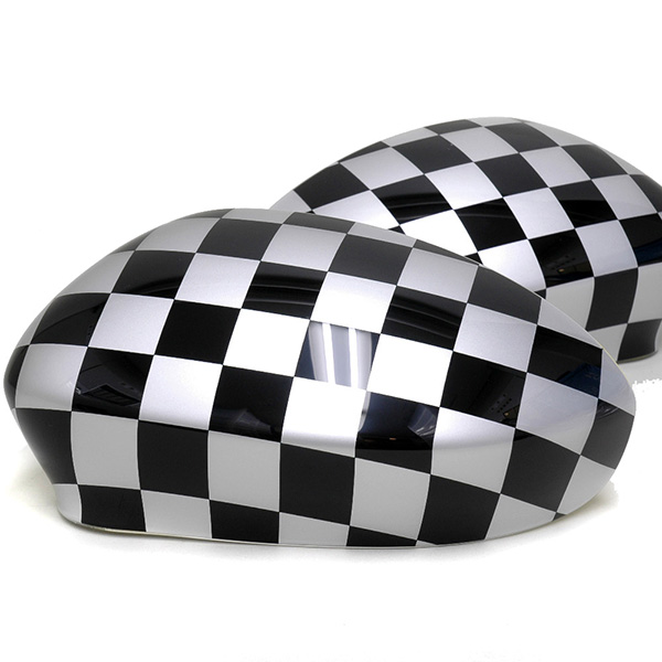 FIAT純正GRANDE PUNTO/PUNTO EVOミラーカバー左右セット(チェッカードフラッグ)