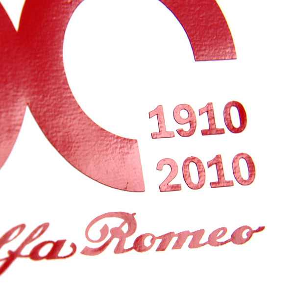 Alfa Romeo100ǯǰƥå(Small/ʸ)