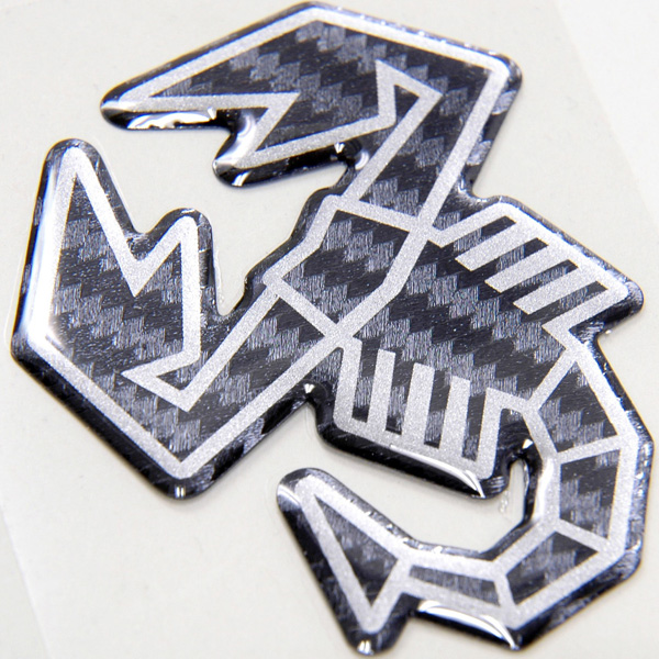 ABARTH SCORPIONE 3D Carbon Sticker