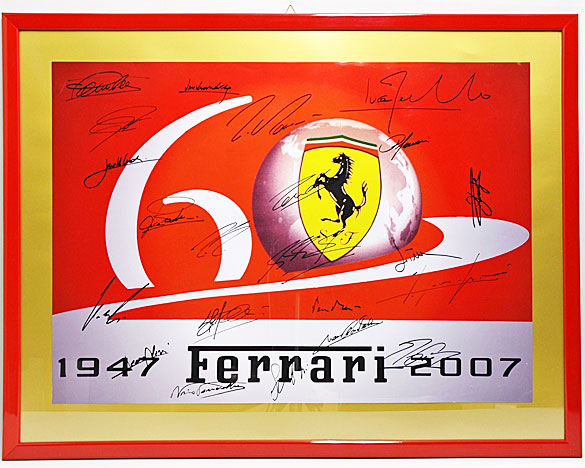 Ferrari 60anni Signed Poter 