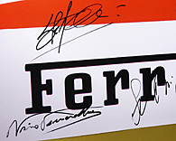 Ferrari 60anni Signed Poter 