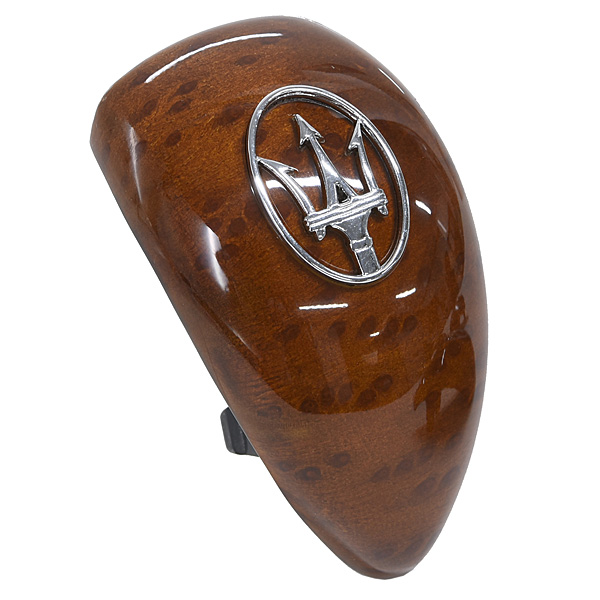 MASERATI Gear Knob Head Cover (Brown)