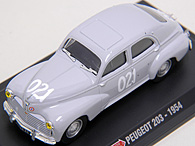 1/43 1000 MIGLIA Collection No.45 Peugeot 203 Miniature Model