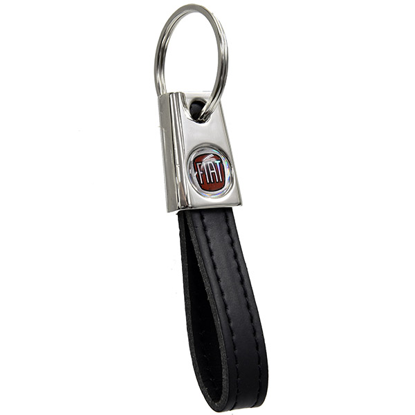 FIAT Strap Shaped Keyring (Black)