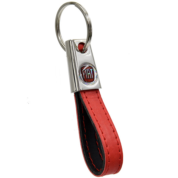 FIAT Strap Shaped Keyring (Red)