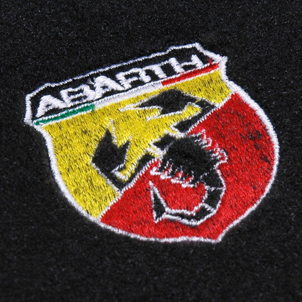 FIAT/ABARTH 500/595 Ruggage Mat (Black/ABARTH/Red Piping)