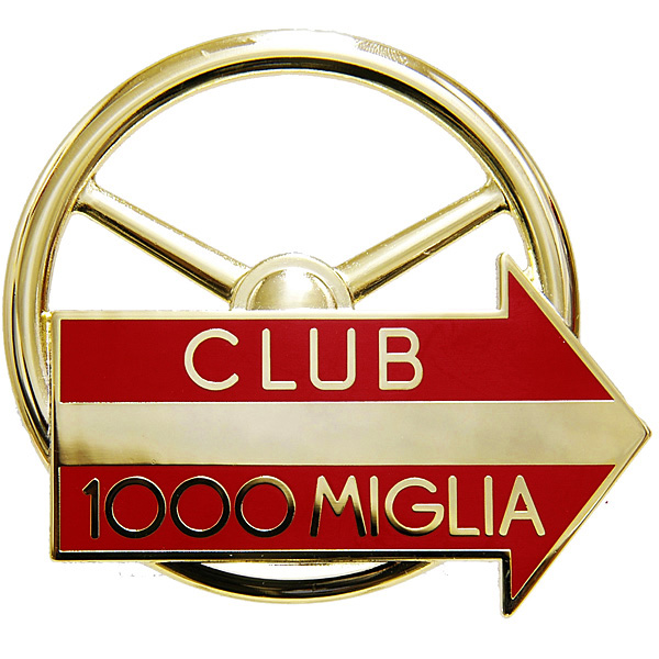 CLUB 1000 MIGLIA Grill Emblem (Gold)