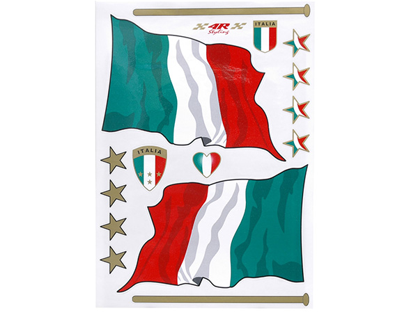 Italian Flag Sticker Set