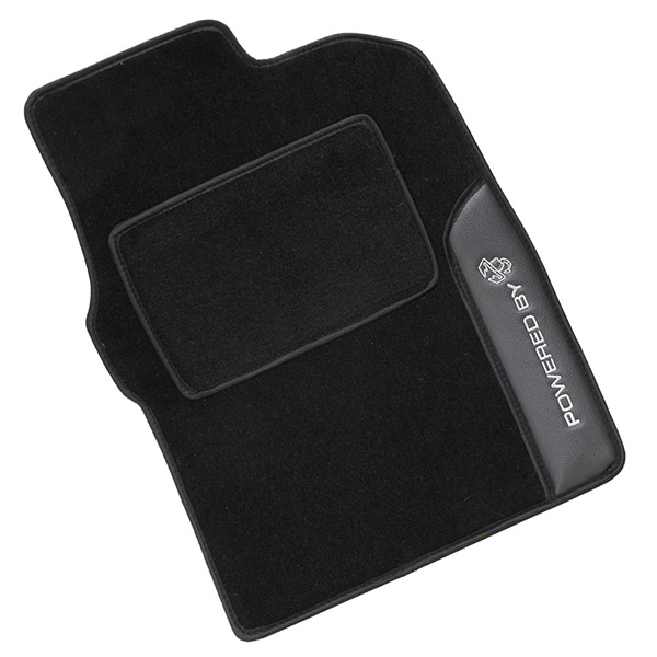 FIAT NEW 500 ABARTH Floor Mats -POWERED BY SCORPIONE-(Black/RHD)