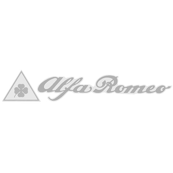 Alfa Romeo logo & Quadrifoglio Sticker (Die Cut/145mm) 