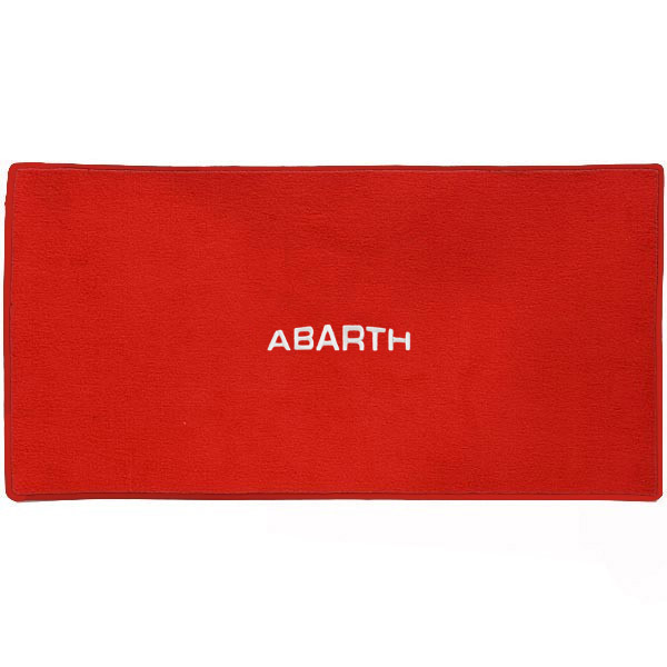 FIAT NEW 500/ABARTH 500ラゲッジルームマット (レッドベース/ABARTHホワイトロゴ)