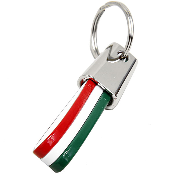 ABARTH Tri Color Keyring (slim type)