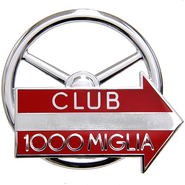 CLUB 1000 MIGLIA Grill Emblem(Chrome Silver)