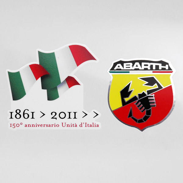 ITALIA 150Memorial Sticker (Die Cut/ABARTH)