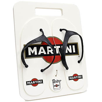 MARTINI Beach Sandal & Keyring Set