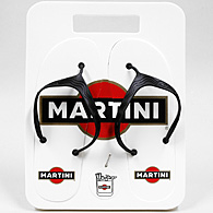 MARTINI Beach Sandal & Keyring Set