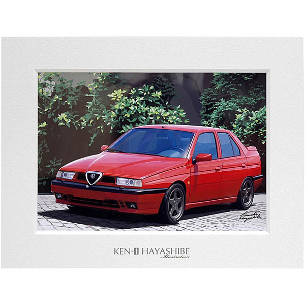 Alfa Romeo 155イラストレーション by林部研一<br><font size=-1 color=red>02/21到着</font>