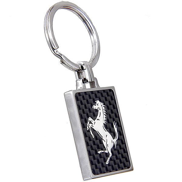 Ferrari Cavallino Carbon Keyring