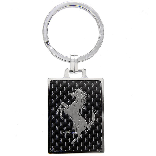 Ferrari Cavallino Carbon Keyring