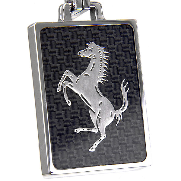 Ferrari Cavallino Carbon Keyring