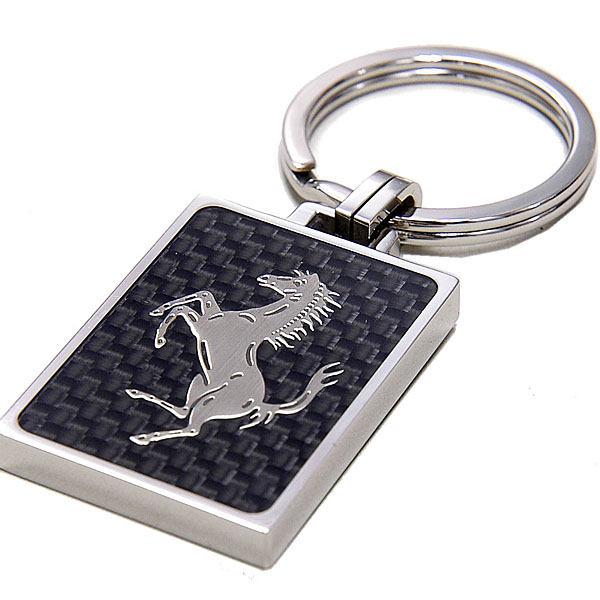 Ferrari Cavallino Carbon Keyring