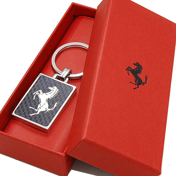 Ferrari Cavallino Carbon Keyring