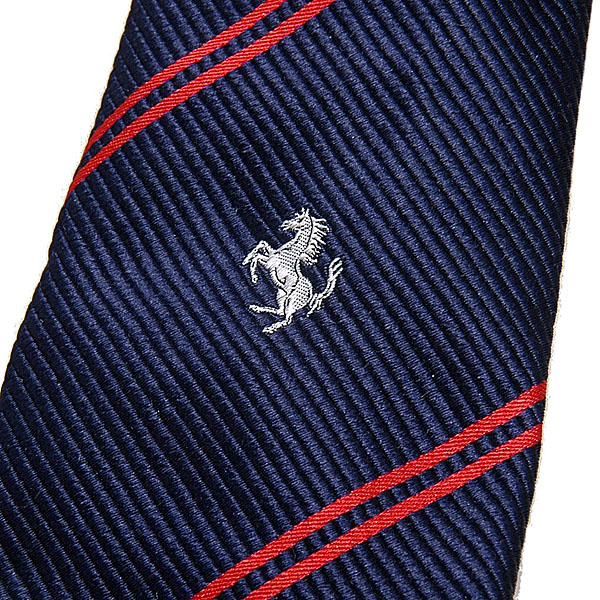 Ferrari Regimental Neck Tie (Navy/Red)